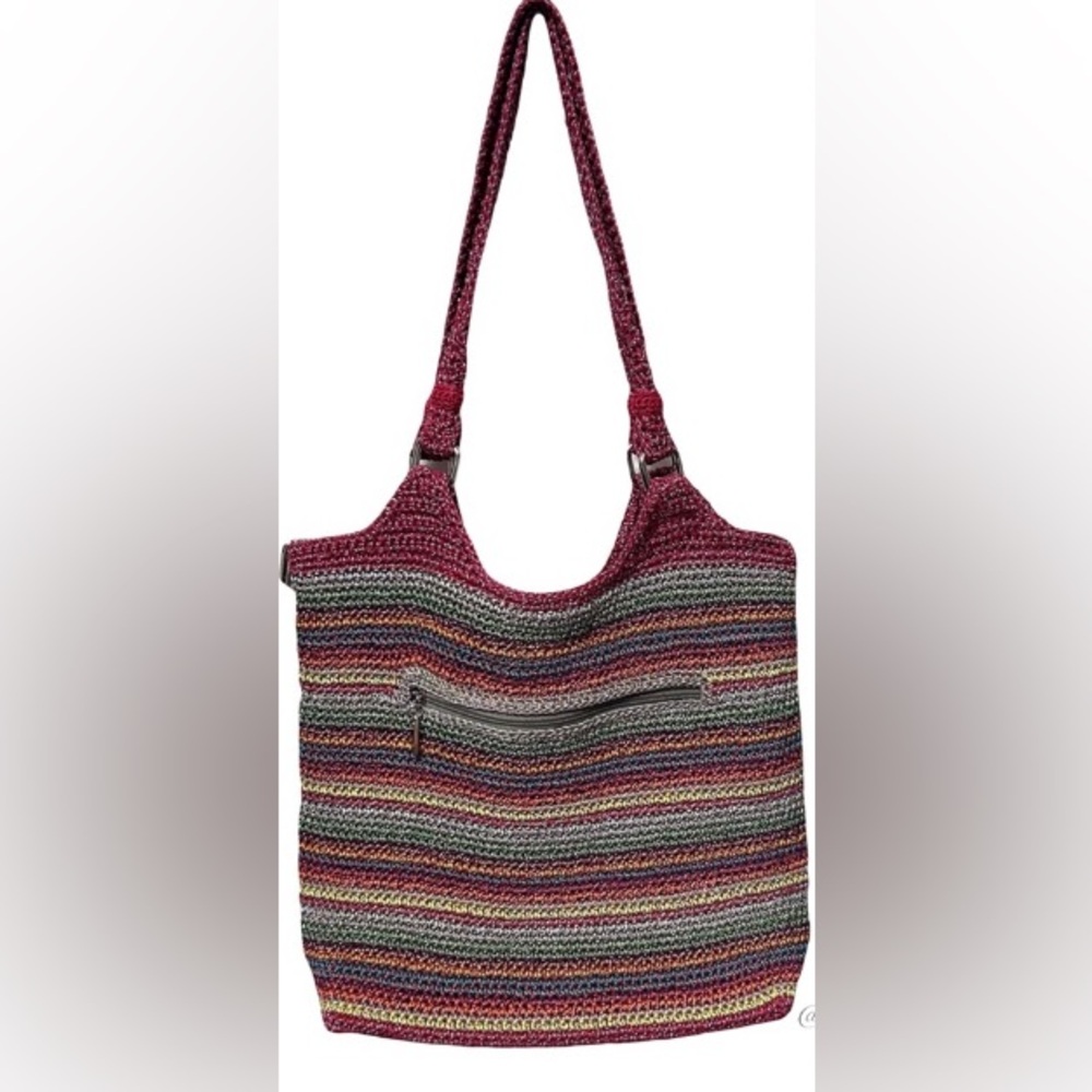 The Sak “Belle” Crochet Shoulder Tote Bag